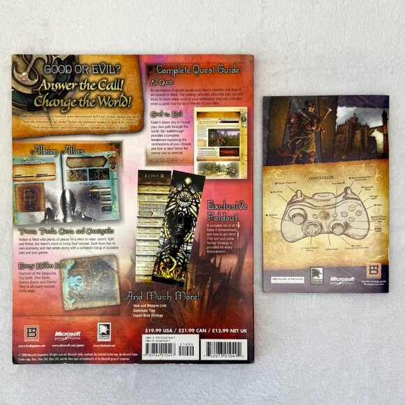 Fable II Official Strategy Guide Book XBOX 360 Bradygames w/Instructions Booklet - Picture 2 of 8